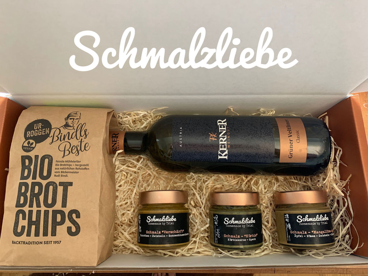 Geschenkbox offen